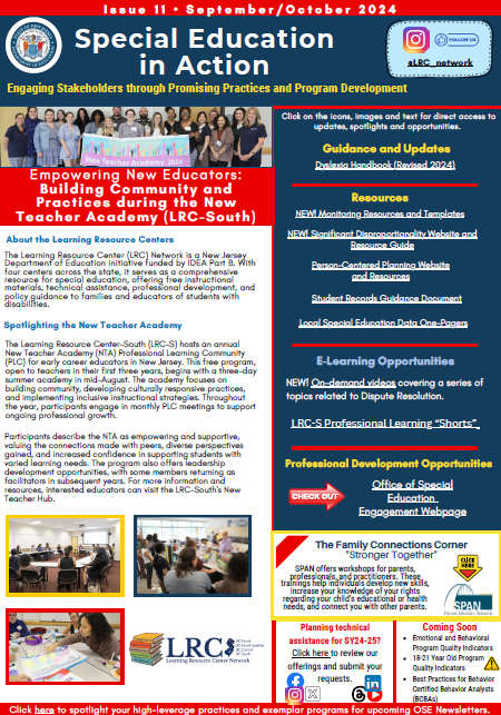 Coverpage of the newsletter for fall 2024